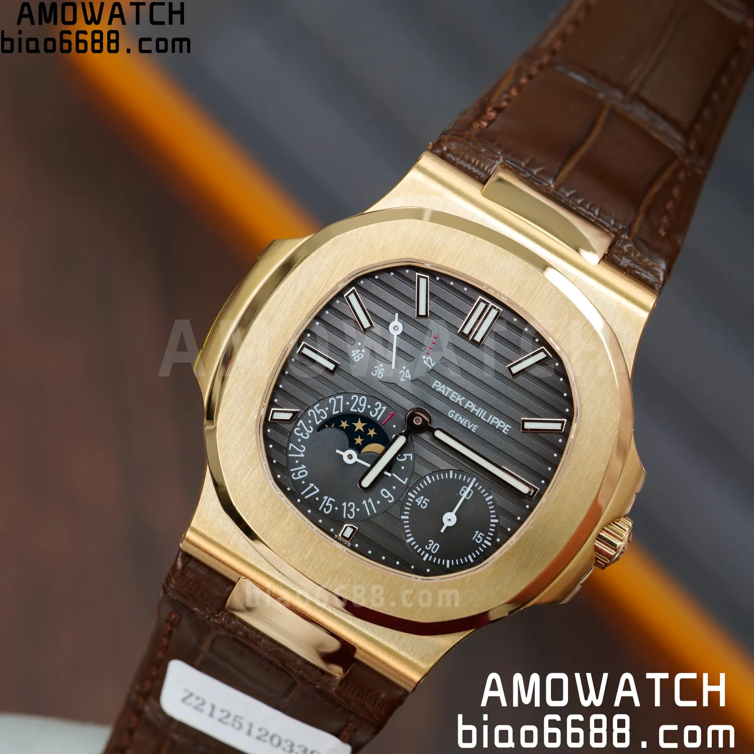 Custom Made PP Nautilus 5712 RG PPF 18K Real Rose Gold Plating 84 06a77f214653c16 AMO Watch