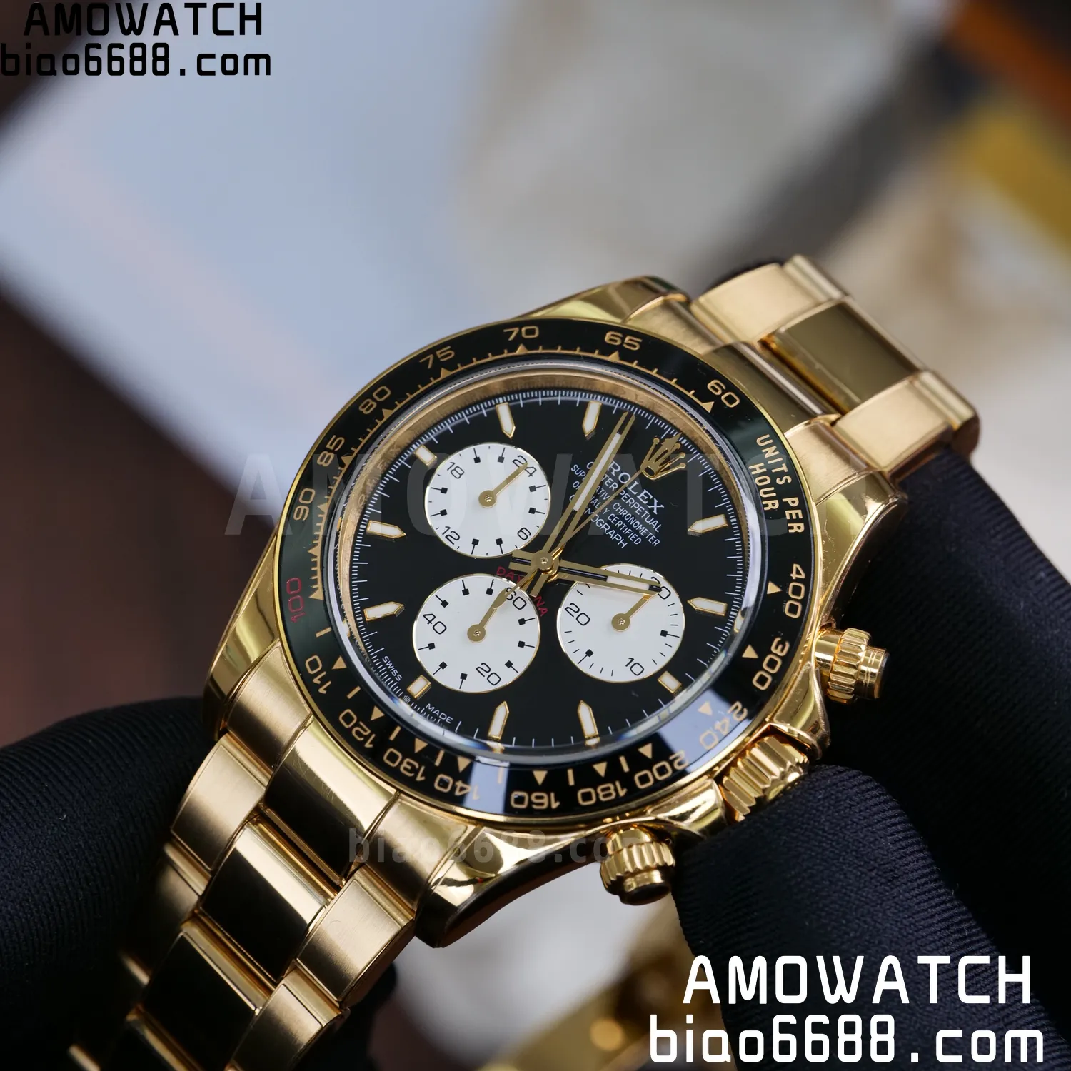Custom Made Rolex Daytona 126529LN Le Mans QF 18K Yellow Gold Plated With Protective Film Applied 102 082280d8b044624 AMO Watch