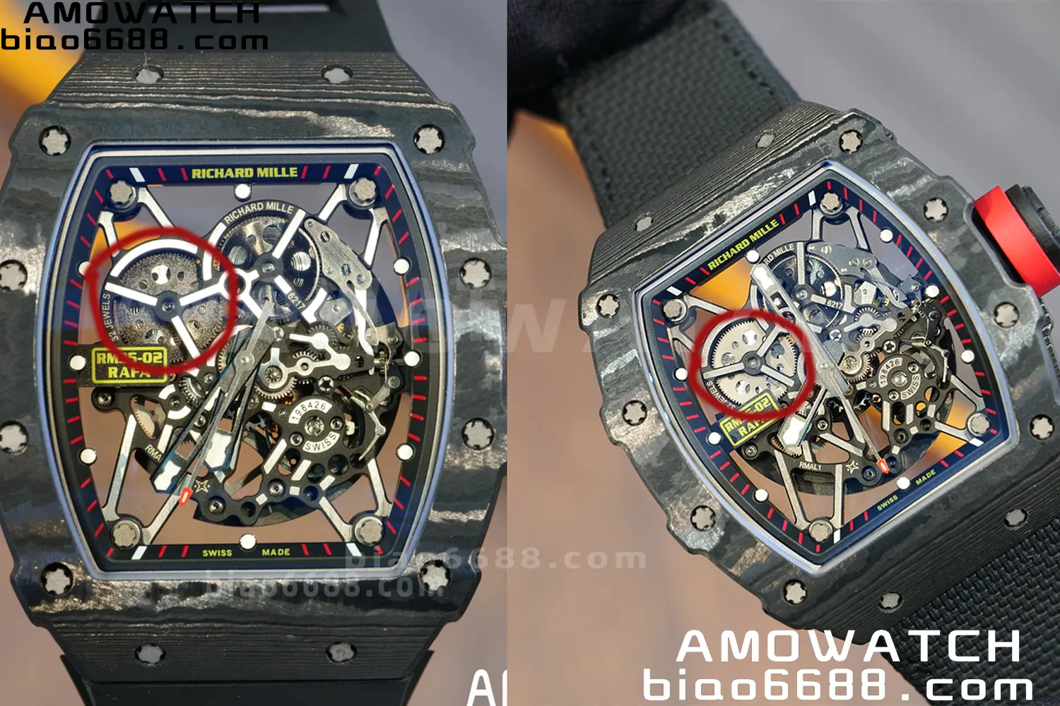 Custom Made RICHARD MILLE RM35-02 RM3502 NTPT APSF Free Sprung 73 0c9a5f065f9e0f8 AMO Watch