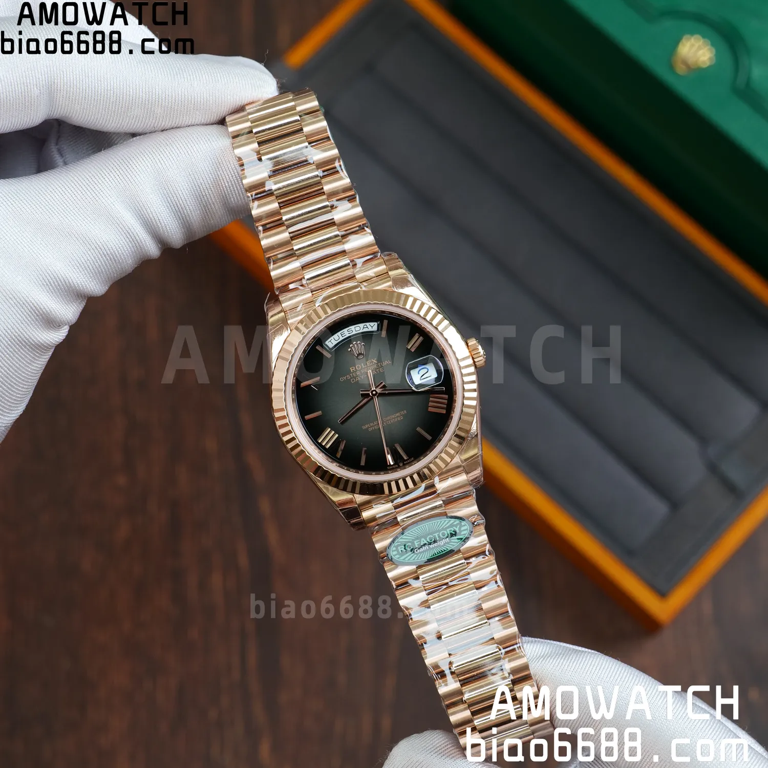 Rolex Day Date 40 RG 228236 RCF 1:1 Best Edition White Roman Dial on President Bracelet VR3255 (211g) 70 0db5a07c6fdcefc AMO Watch