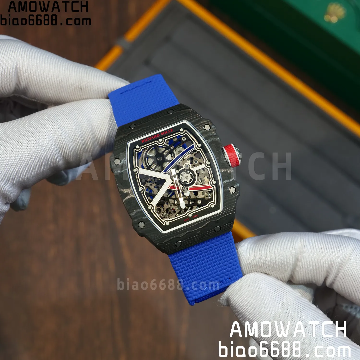 RICHARD MILLE RM67-02 Black NTPT Best Edition France Dial on Black Nylon strap CRMA7 Clone V9 70 0ef6bbf0a965948 AMO Watch