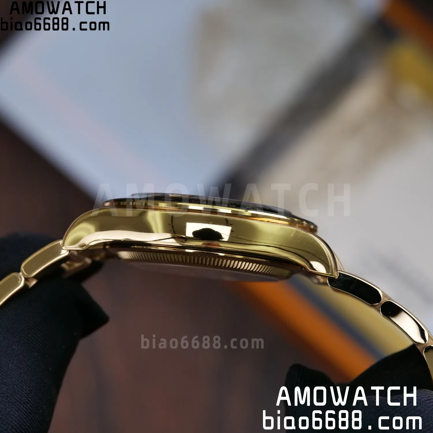 Custom Made Rolex Daytona 126529LN Le Mans QF 18K Yellow Gold Plated With Protective Film Applied 97 11045e254e4113b AMO Watch