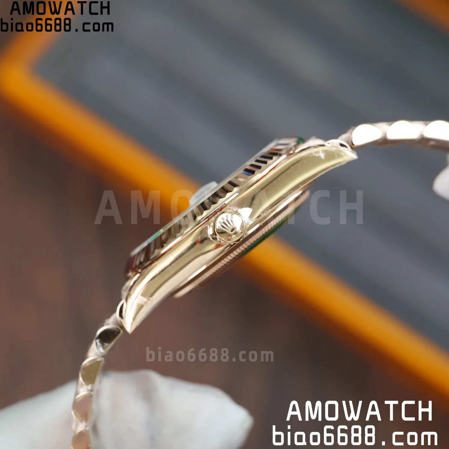 Rolex DayDate 228235 RG 40mm VSF 1:1 Best Edition Green Roman Dial Fluted Bezel 3255 70 12abeb5db661eb3 阿默表行AmoWatch