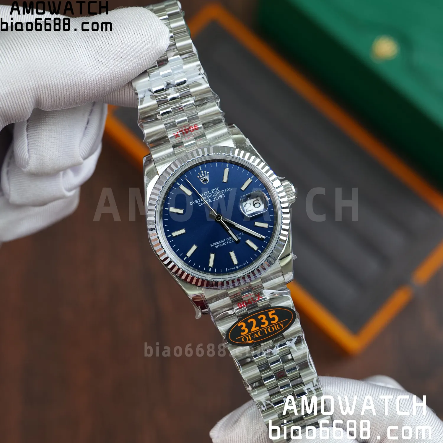 Rolex DateJust 36mm 126234 SSQF 1:1 Best Edition 904L Steel Blue Dial on Jubilee Bracelet DD3235(Gain Weight) 65 13dab6d2a2d6349 AMO Watch