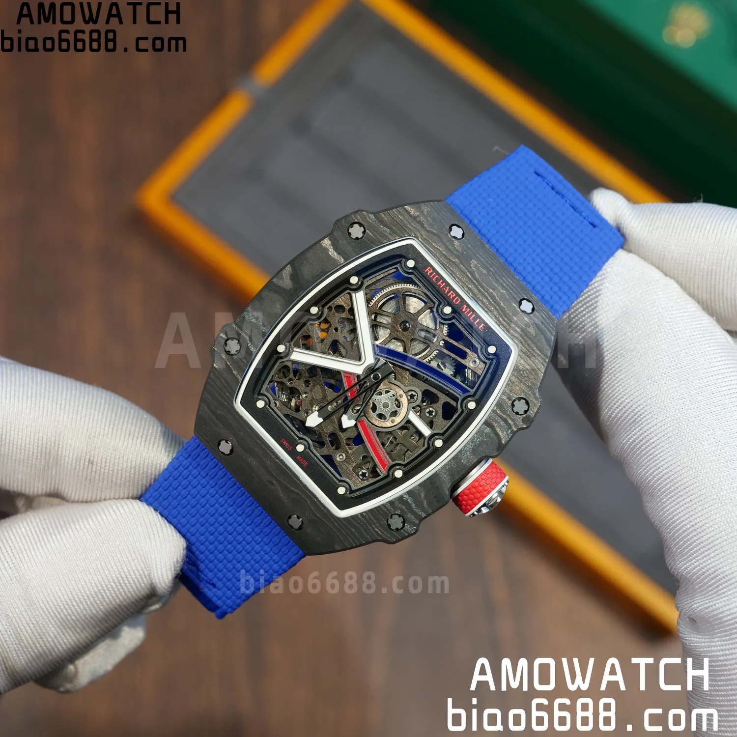 RICHARD MILLE RM67-02 Black NTPT Best Edition France Dial on Black Nylon strap CRMA7 Clone V9 74 1788aadc36a75e8 AMO Watch