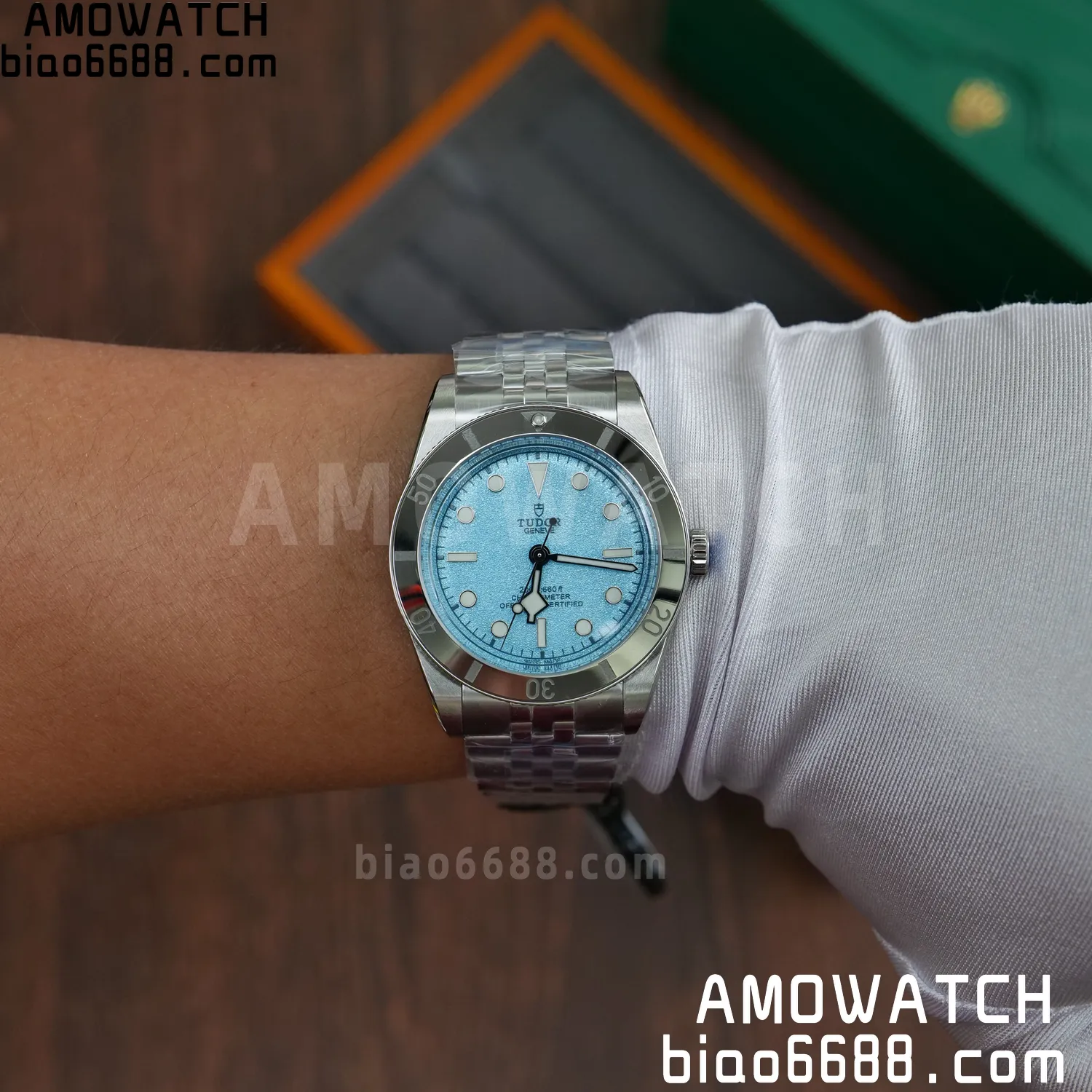 Heritage Black Bay 37mm SS ZF 1:1 Best Edition Tiffany Blue Dial on SS Bracelet A2824 77 189f821c5533569 AMO Watch