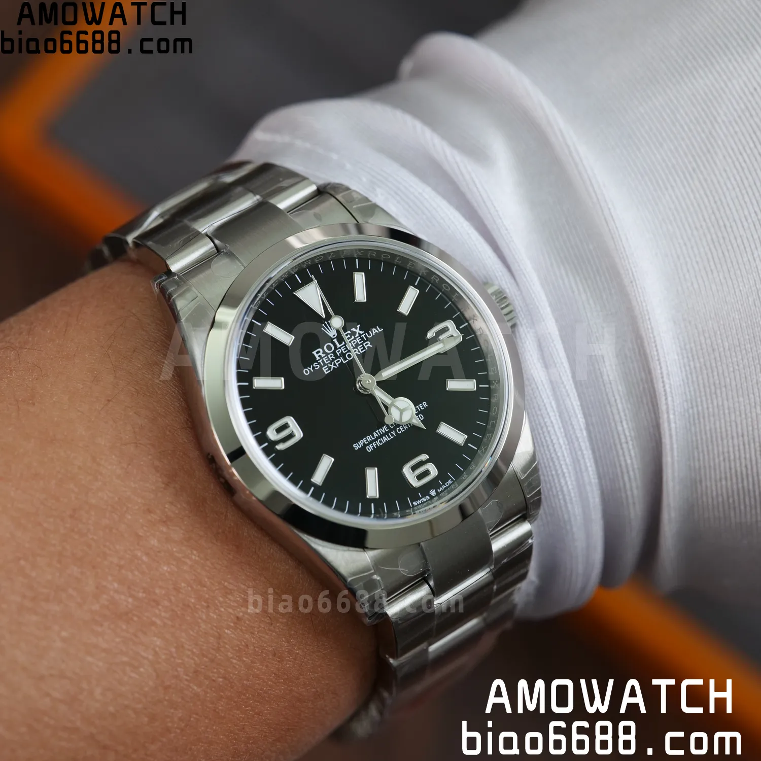Rolex Explorer 36 124270 904L Steel VSF 1:1 Best Edition on SS Bracelet VS3230 89 1dd8d698201ffce AMO Watch
