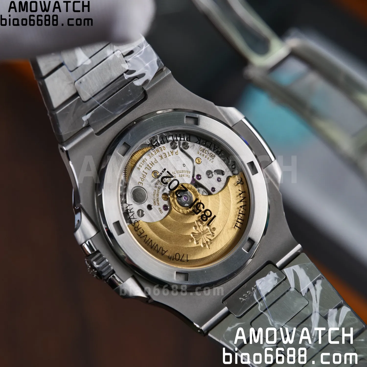 Custom Made PP Nautilus 5711 Tiffany Modified content :SW factory Tiffany Dial 、SW Pointer、DEEP crystal 83 1e24415d508c6c2 阿默表行AmoWatch