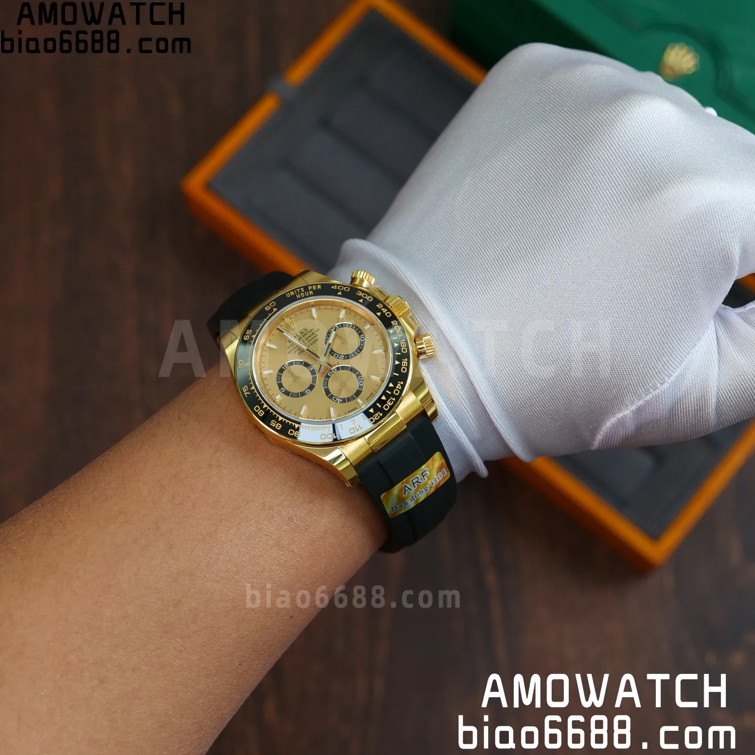 Rolex Daytona 126518 YG ARF 1:1 Best Edition YG Stick Dial on Oysterflex Strap DD4131 V2 (Weighted) 160g 81 1f935dbcf9bb226 AMO Watch