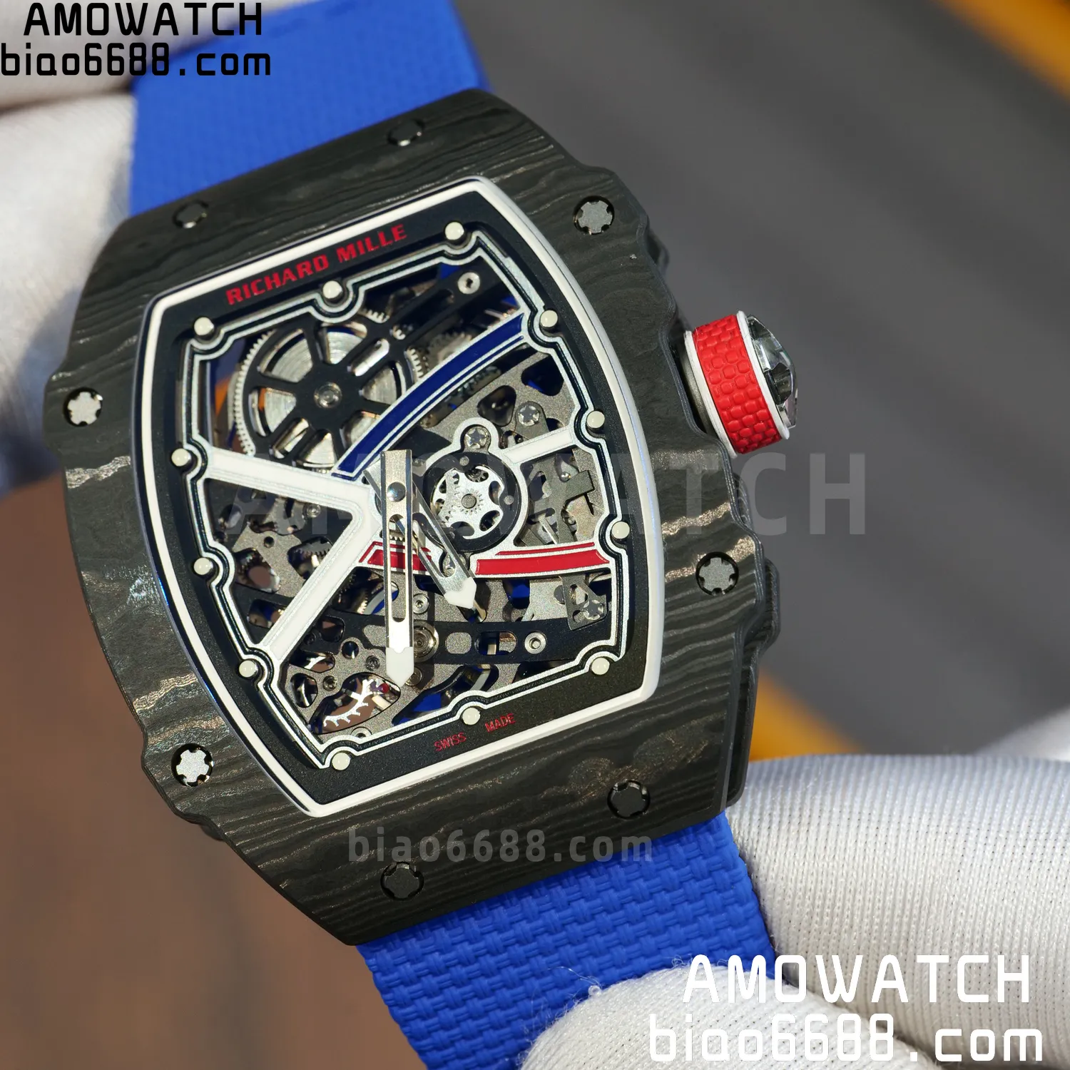 RICHARD MILLE RM67-02 Black NTPT Best Edition France Dial on Black Nylon strap CRMA7 Clone V9 86 21aef8b229bb955 AMO Watch