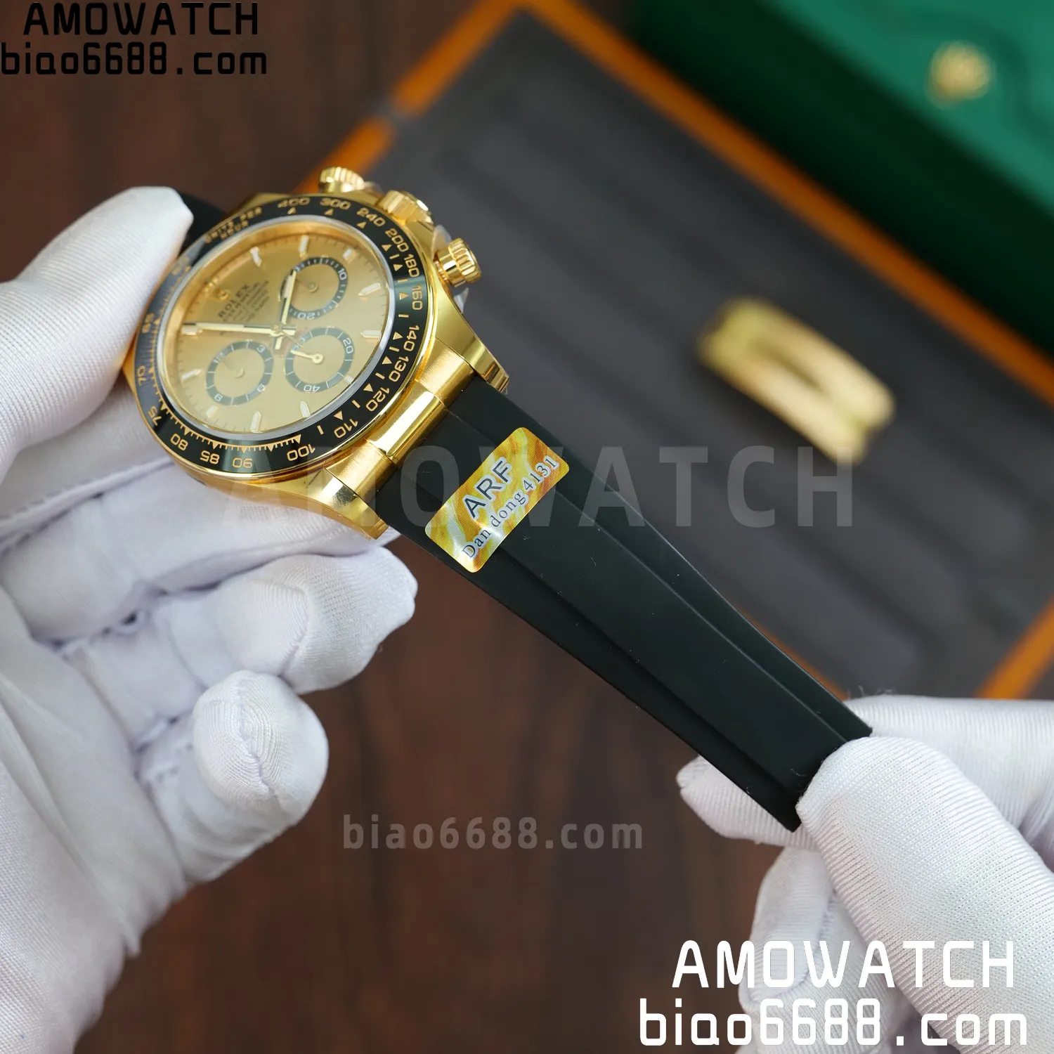 Rolex Daytona 126518 YG ARF 1:1 Best Edition YG Stick Dial on Oysterflex Strap DD4131 V2 (Weighted) 160g 63 21f875888864ee4 AMO Watch