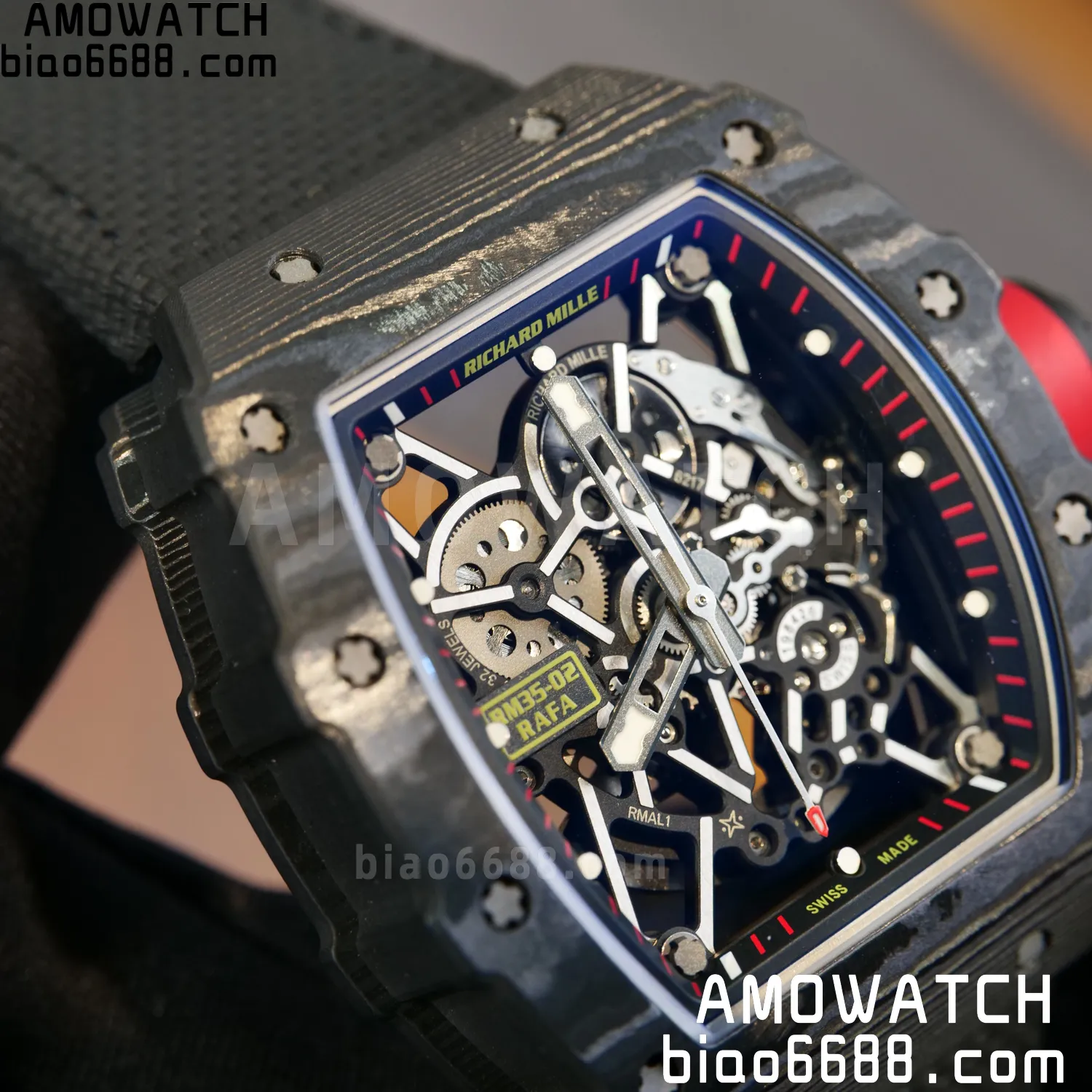 Custom Made RICHARD MILLE RM35-02 RM3502 NTPT APSF Free Sprung 94 2415d995a979f9d AMO Watch