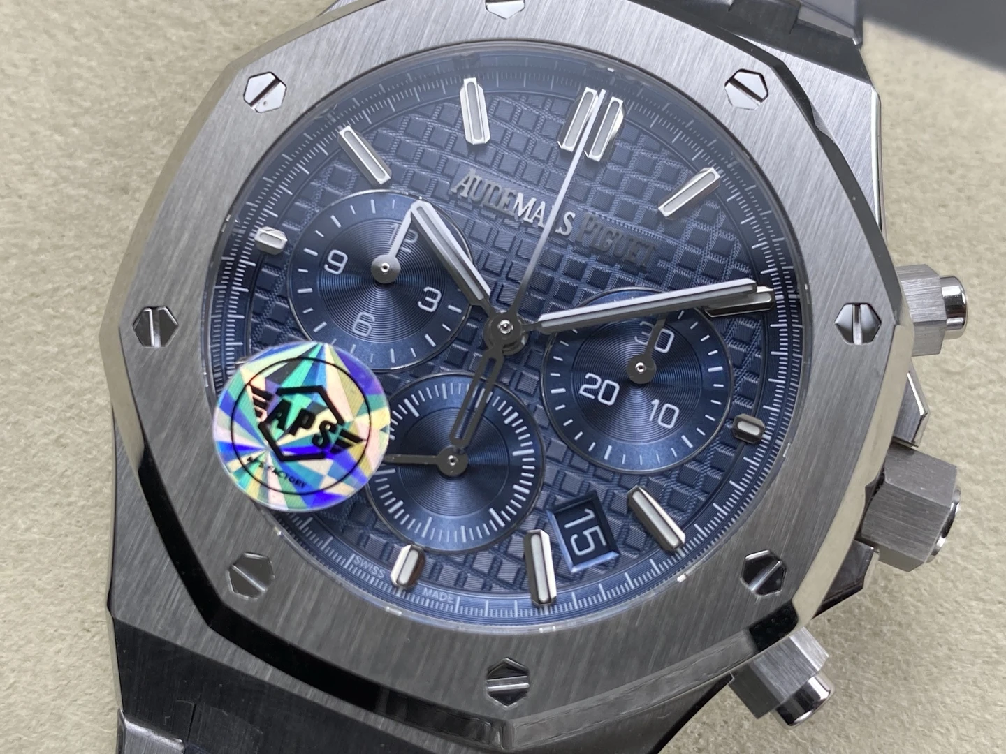 AP Royal Oak Chrono 26715 SS APSF 1:1 Best Edition Blue Dial on SS Bracelet A2385 34 276ab3106b71248 阿默表行AmoWatch