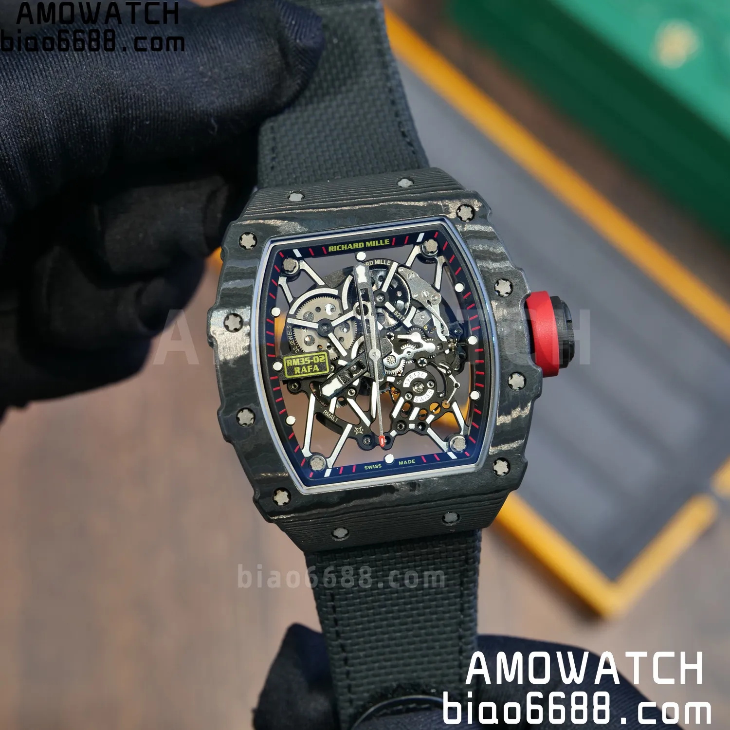 Custom Made RICHARD MILLE RM35-02 RM3502 NTPT APSF Free Sprung 78 2832c587d7c7282 AMO Watch
