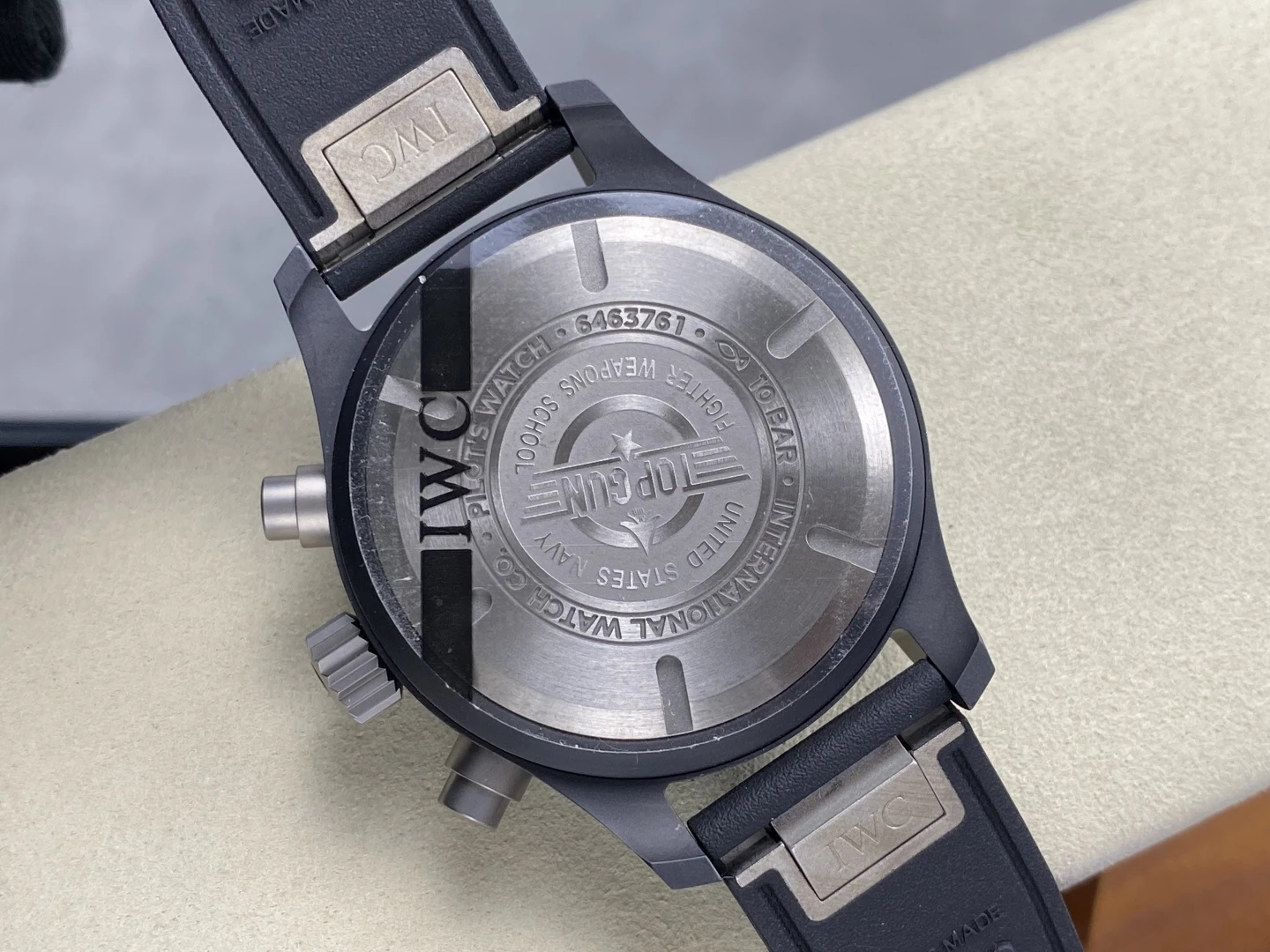 IWC Pilot Chrono IW389401 Black Ceramic APSF 1:1 Best Edition Black Dial SA69385 Super Clone 35 28e1069b6fc3cd0 AMO Watch