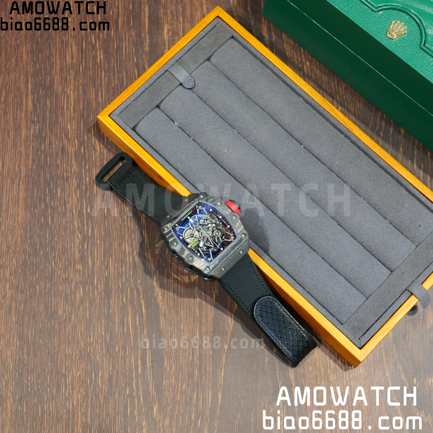 Custom Made RICHARD MILLE RM35-02 RM3502 NTPT APSF Free Sprung 74 2bc0d05c4191f9e AMO Watch