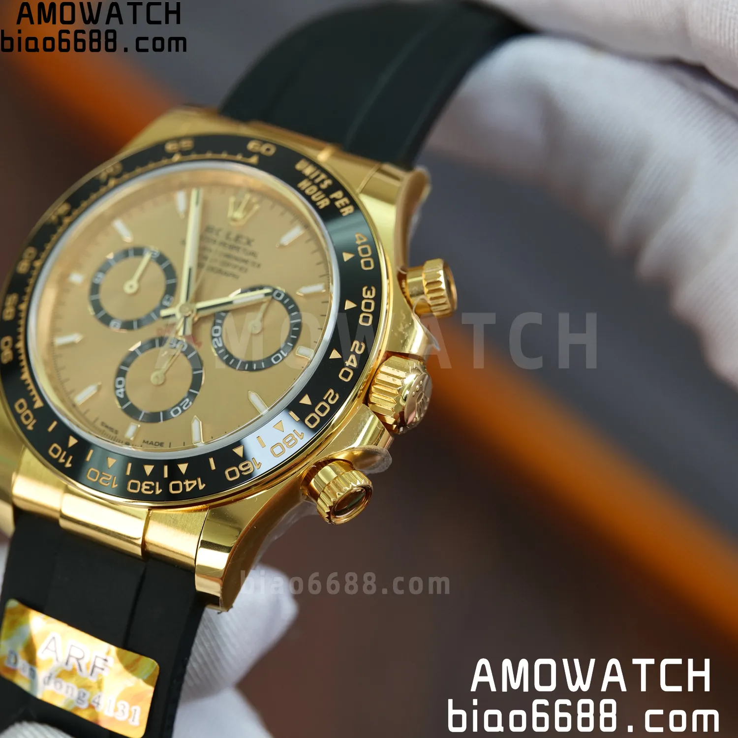 Rolex Daytona 126518 YG ARF 1:1 Best Edition YG Stick Dial on Oysterflex Strap DD4131 V2 (Weighted) 160g 69 2d7cf2b1821cc4b AMO Watch
