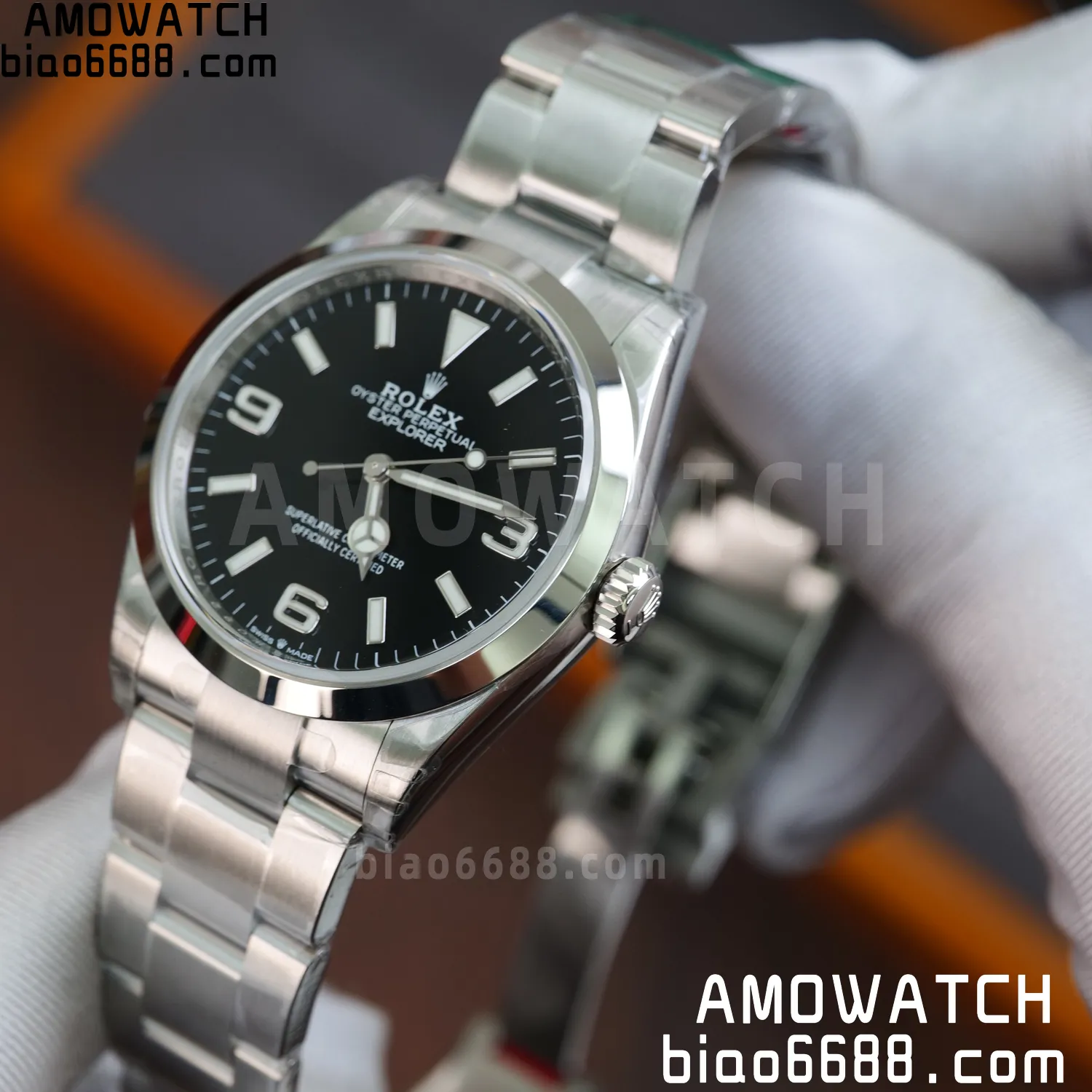 Rolex Explorer 36 124270 904L Steel VSF 1:1 Best Edition on SS Bracelet VS3230 76 2e1e5bdccb88a72 AMO Watch