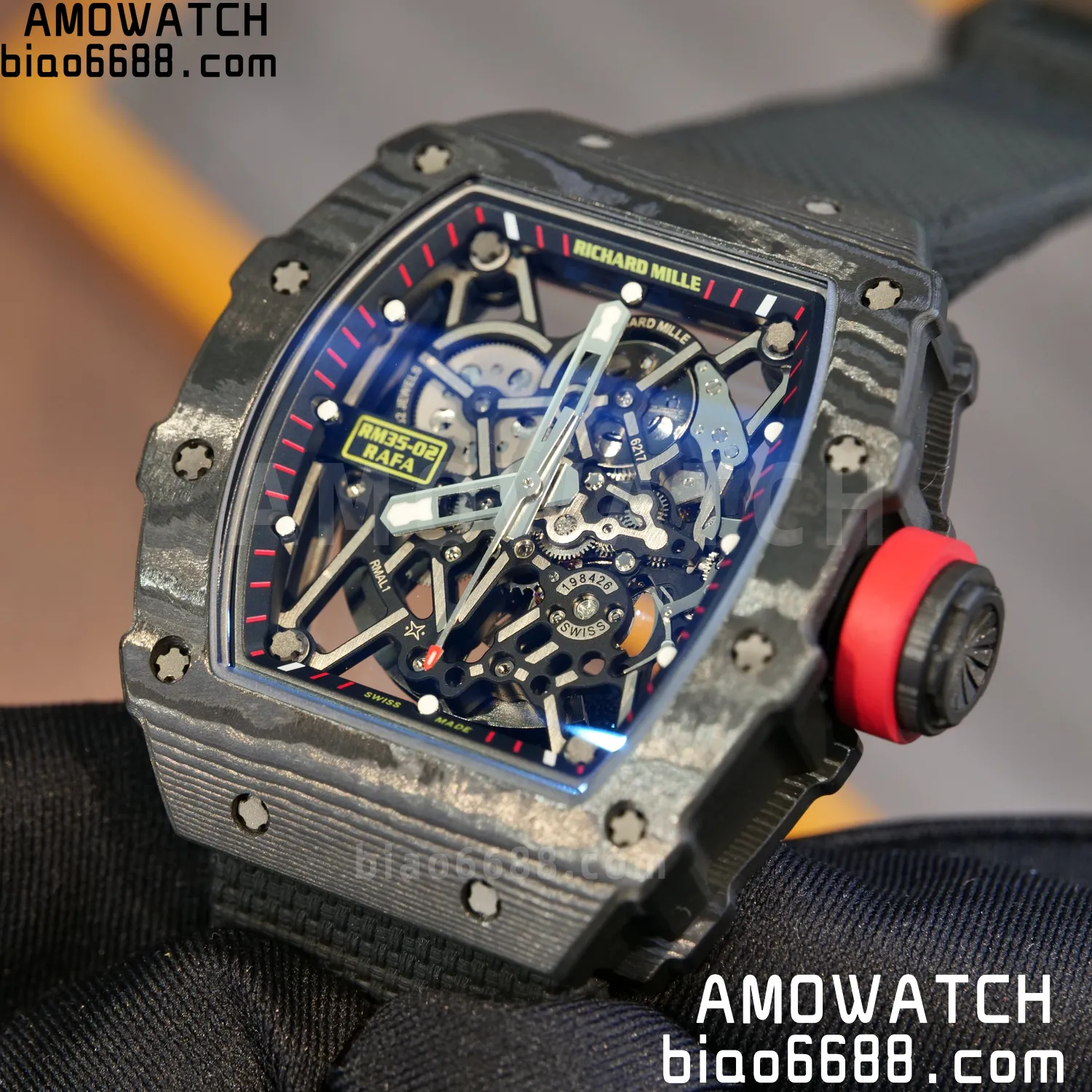 Custom Made RICHARD MILLE RM35-02 RM3502 NTPT APSF Free Sprung 93 305c29db98458b7 AMO Watch