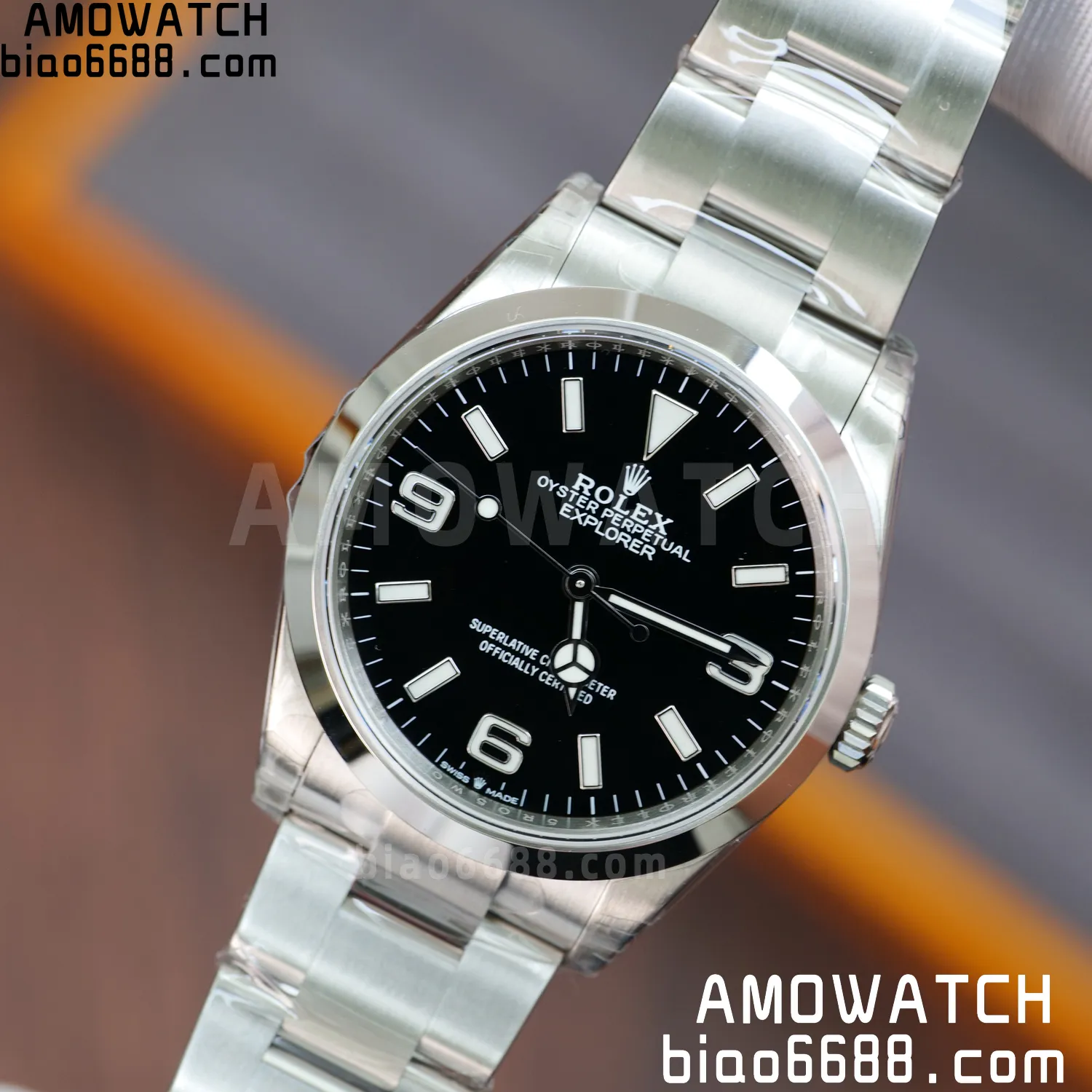 Rolex Explorer 36 124270 904L Steel VSF 1:1 Best Edition on SS Bracelet VS3230 82 31428e421c456f6 AMO Watch