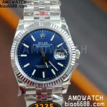 Rolex DateJust 36mm 126234 SSQF 1:1 Best Edition 904L Steel Blue  Dial on Jubilee Bracelet DD3235(Gain Weight)