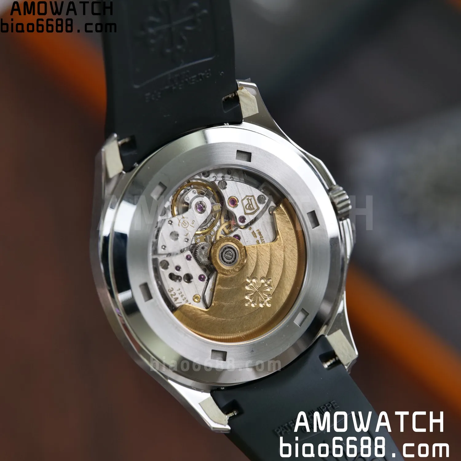 Custom Made PP Aquanaut 5167A ,Modified content :SW factory Gray Dial、 pointer、DEEP Crystal 80 3528eeb341ee27a AMO Watch