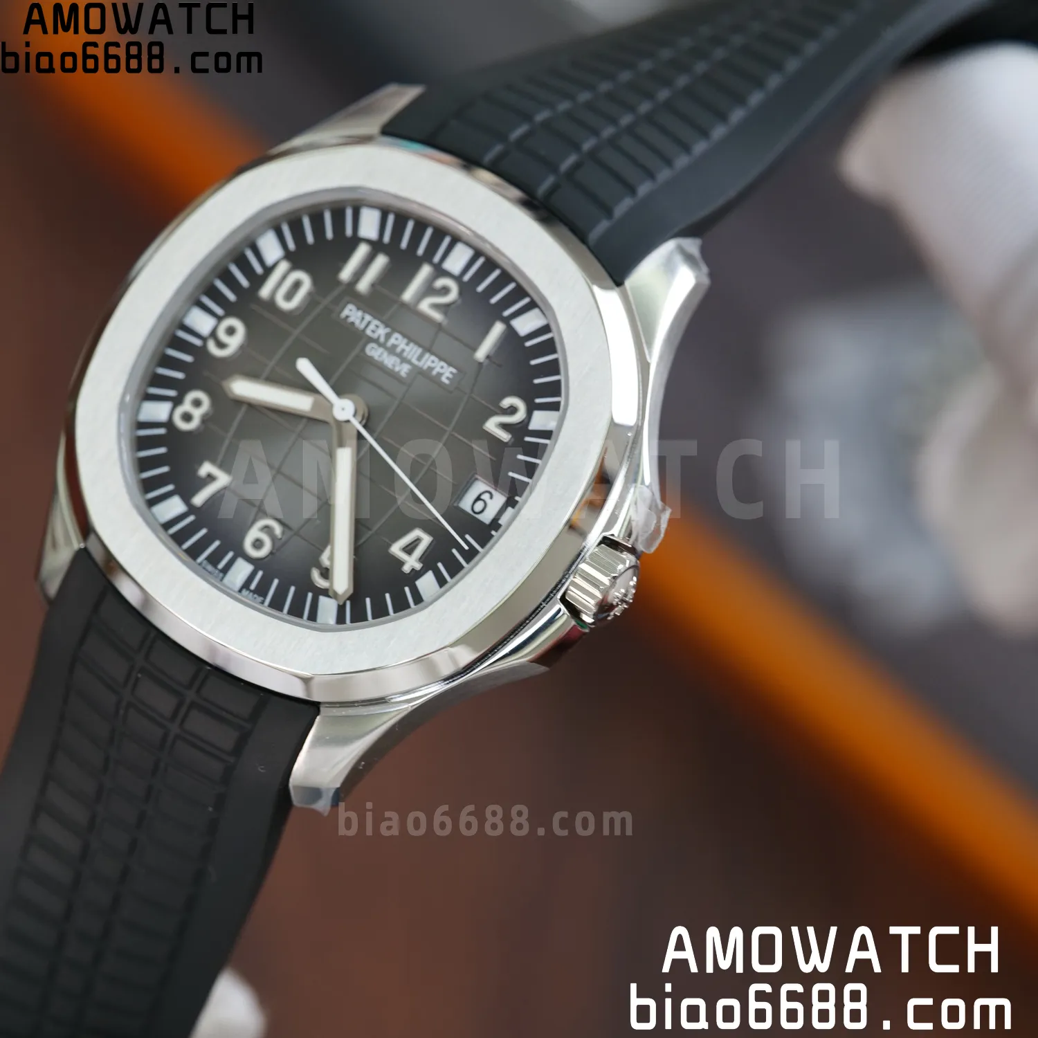 Custom Made PP Aquanaut 5167A ,Modified content :SW factory Gray Dial、 pointer、DEEP Crystal 71 3734391f4c22ef8 AMO Watch