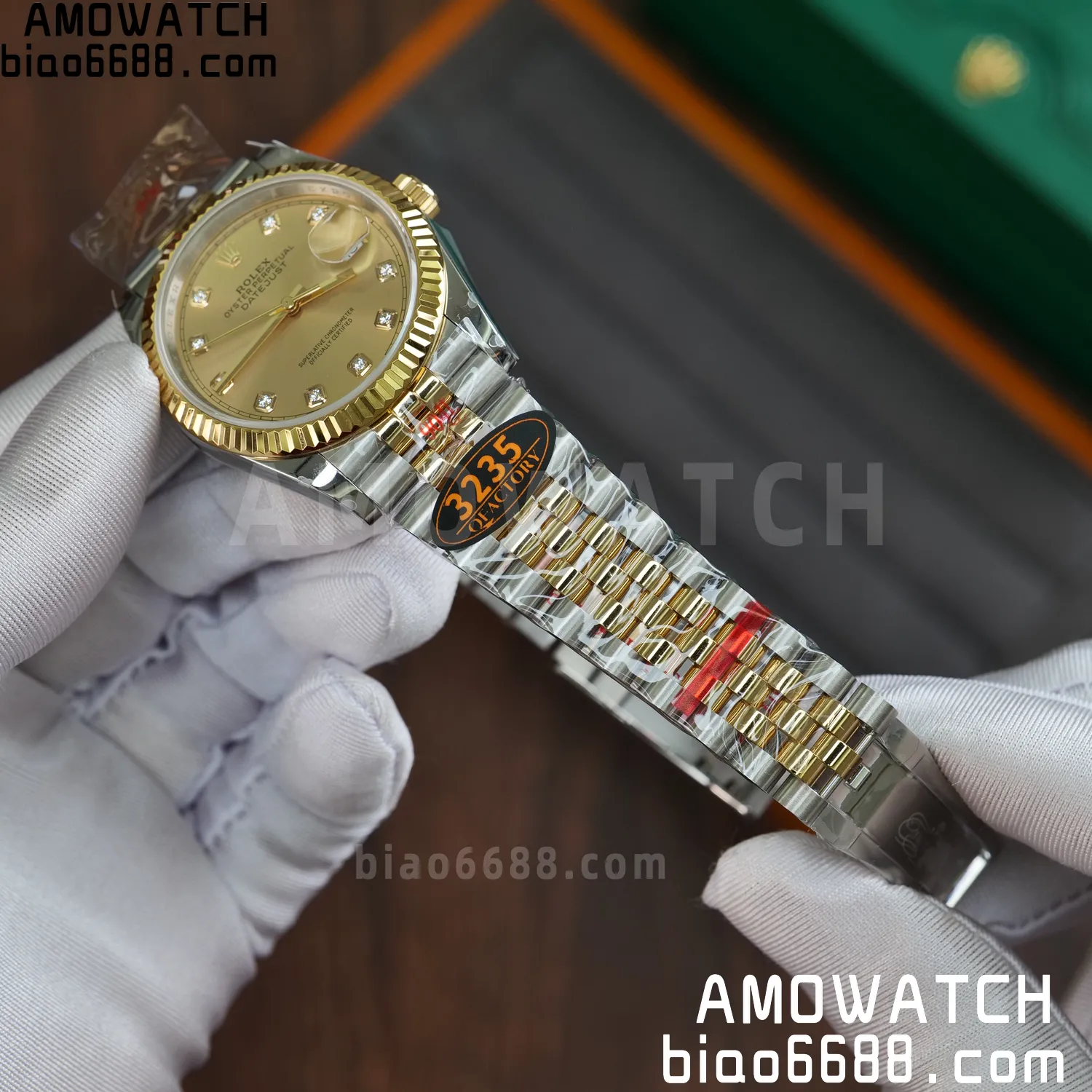 Rolex DateJust 36mm 126233 SS/YG QF 1:1 Best Edition 904L Steel YG Diamonds Dial on Jubilee Bracelet DD3235(Gain Weight) 67 37856070405a6d8 AMO Watch