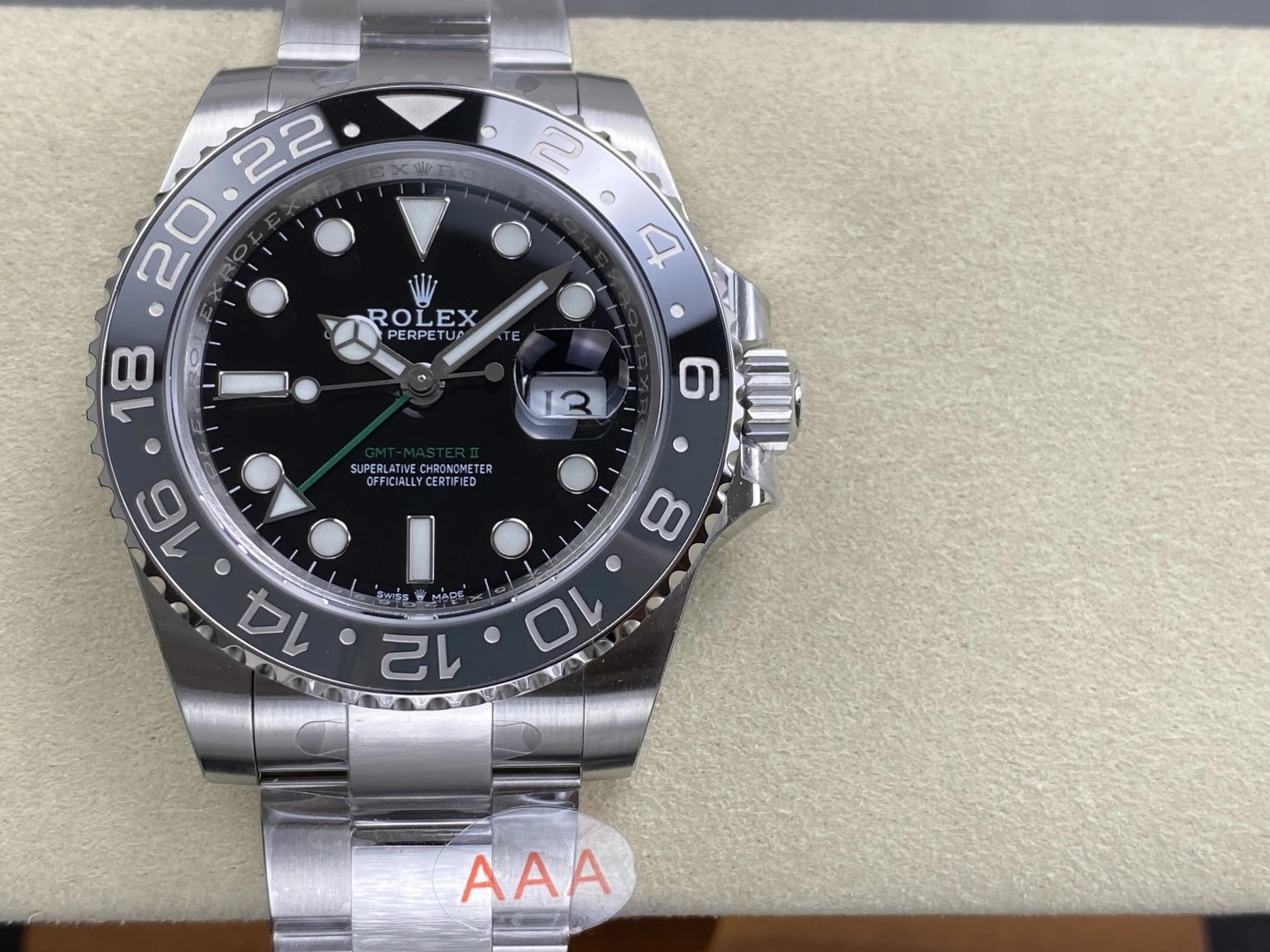 Rolex GMT-Master II 126720 GRNR 904L Steel VSF 1:1 Best Edition on Oyster Bracelet DD3285 CHS V3 23 3ae21f22d674823 AMO Watch