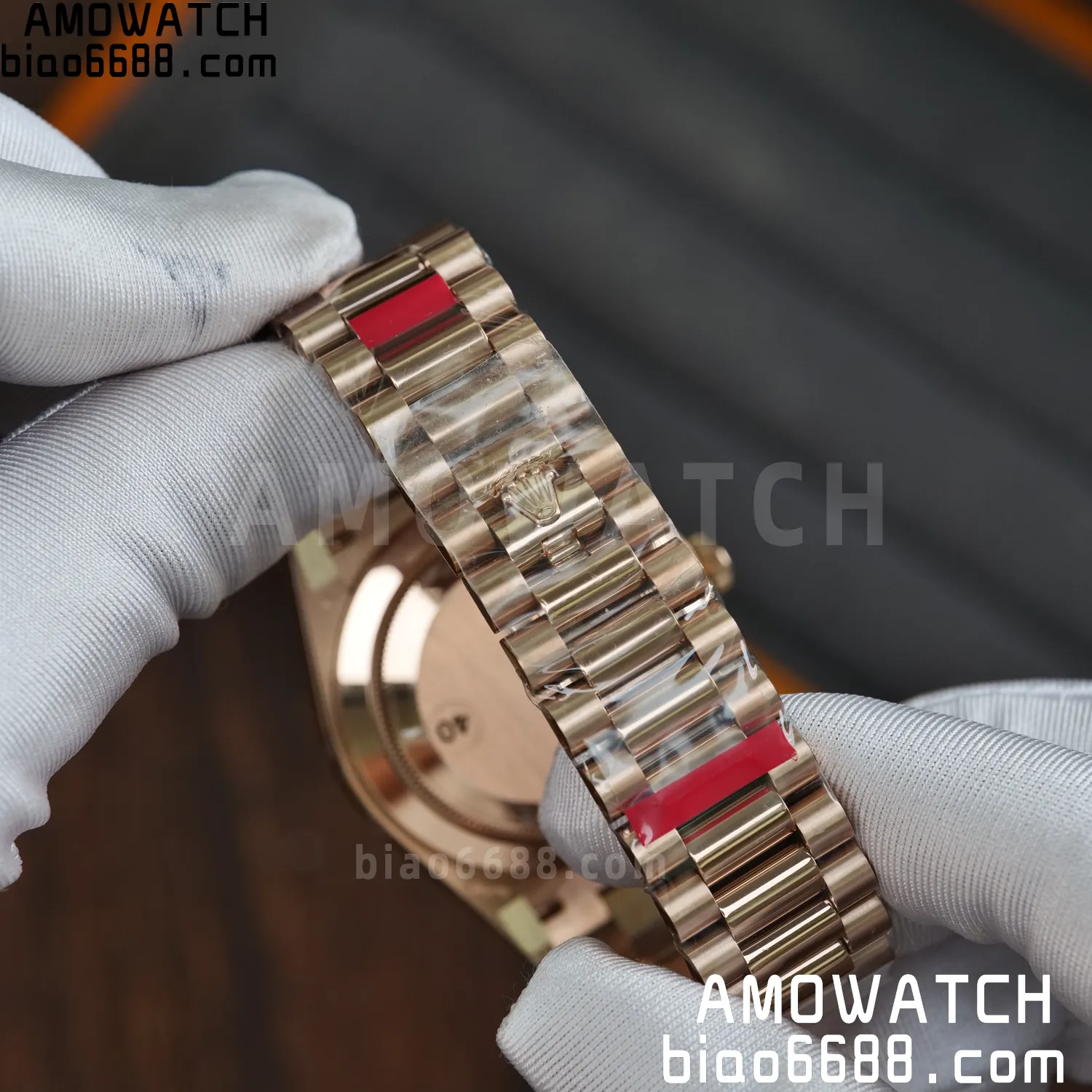 Rolex DayDate 228235 RG 40mm VSF 1:1 Best Edition Green Roman Dial Fluted Bezel 3255 80 3db48d4b24153b2 阿默表行AmoWatch