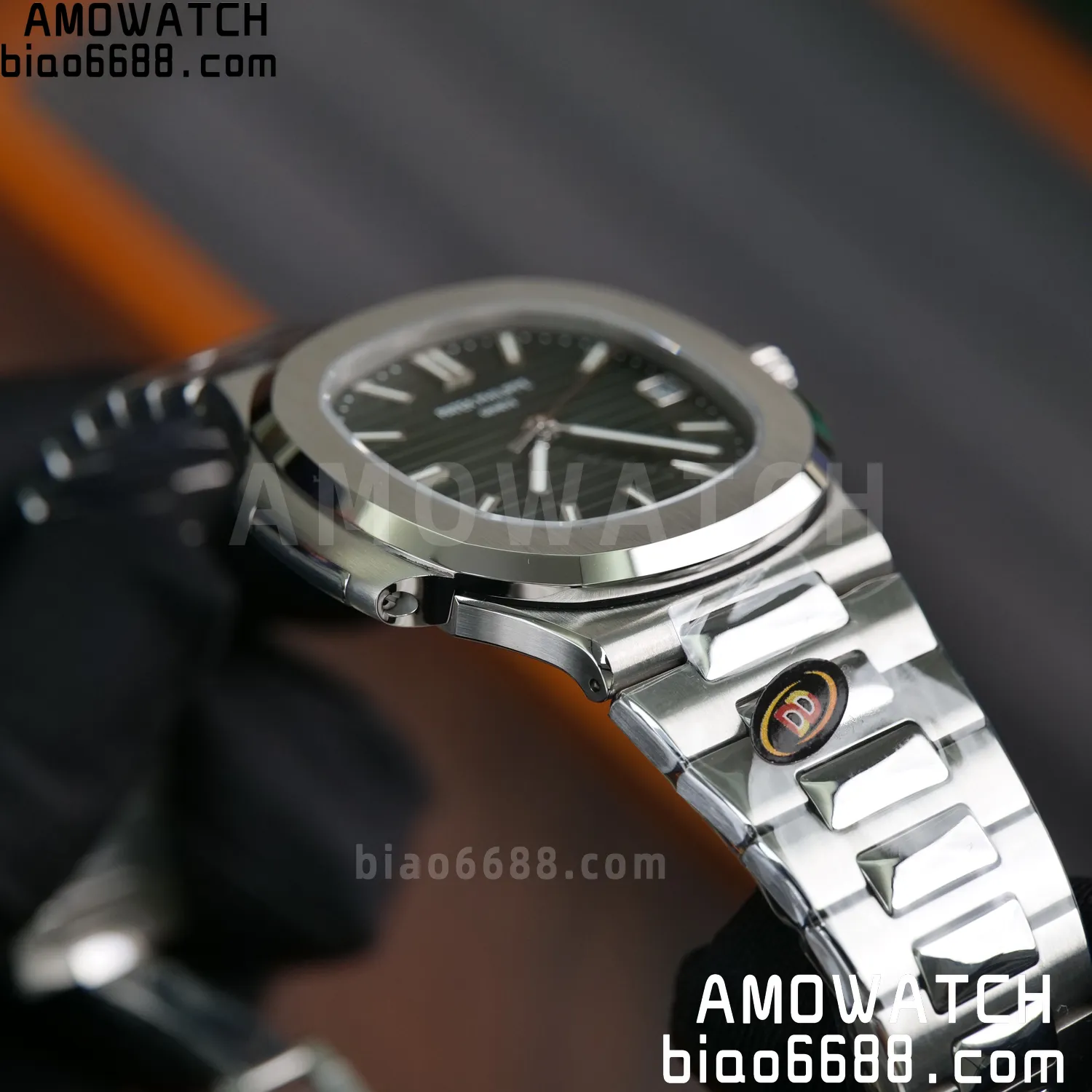 PP Nautilus 5711 DDF 1:1 Best Edition Green Dial on SS Bracelet DD330 Super Clone 73 4078634f00d7ab8 AMO Watch