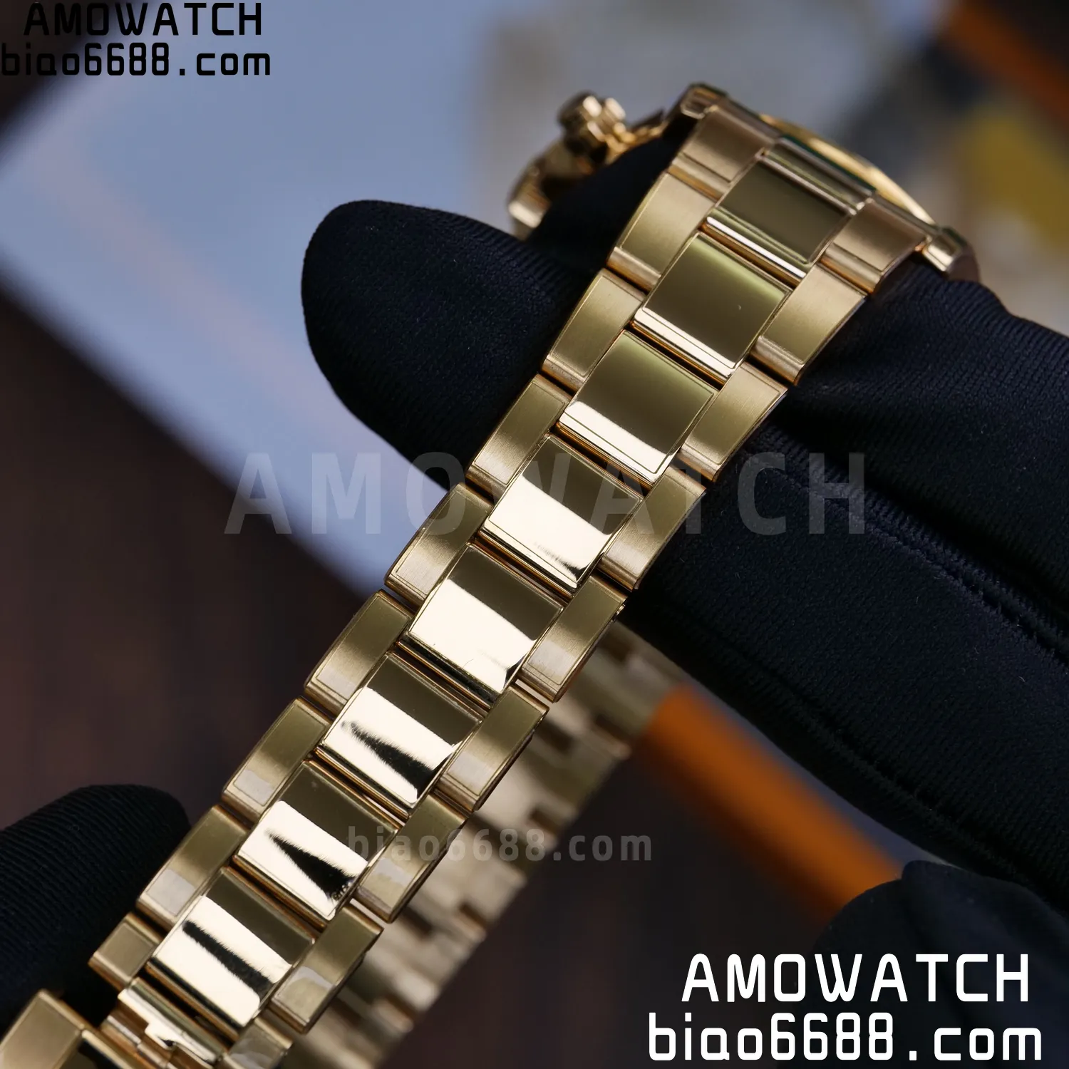 Custom Made Rolex Daytona 126529LN Le Mans QF 18K Yellow Gold Plated With Protective Film Applied 96 443fdfddaae9604 AMO Watch