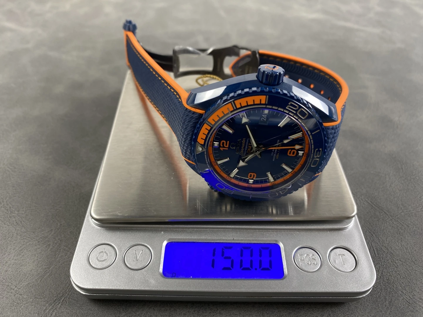 Planet Ocean 45.5mm Big Blue Real Ceramic VSF 1:1 Best Edition on Blue Rubber Strap A8906 Super Clone v4 42 44d08e850ce5807 AMO Watch