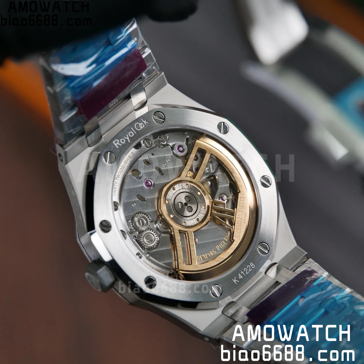 AP Royal Oak 41mm 15500 SS VSF1:1 Best Edition Blue Textured Dial on SS Bracelet A4302 Super Clone 101 473821fa749e031 AMO Watch