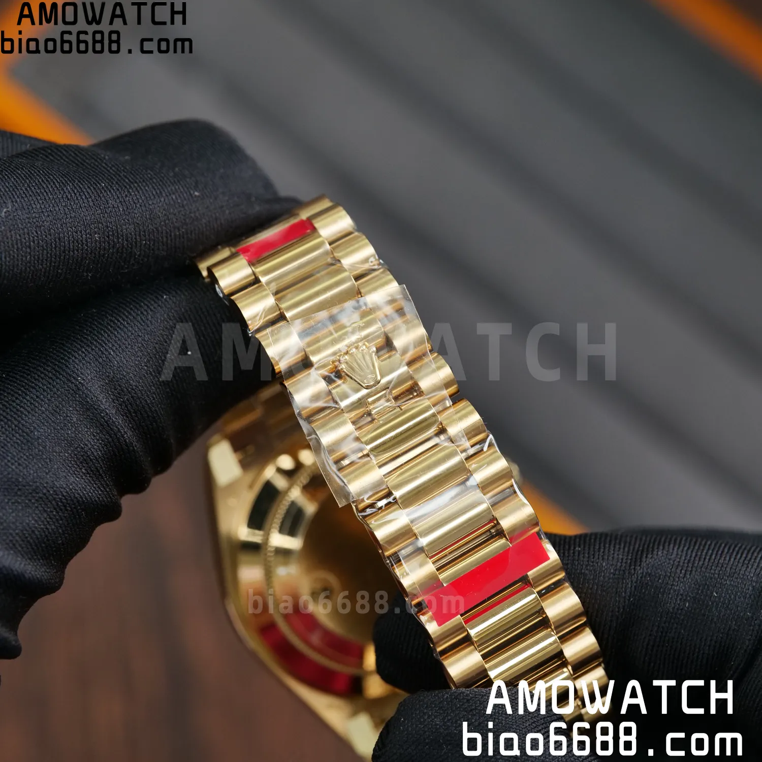 Rolex DayDate 228238 YG 40mm VSF 1:1 Best Edition Green Roman Dial Fluted Bezel 3255 82 47aecccdd32a739 AMO Watch