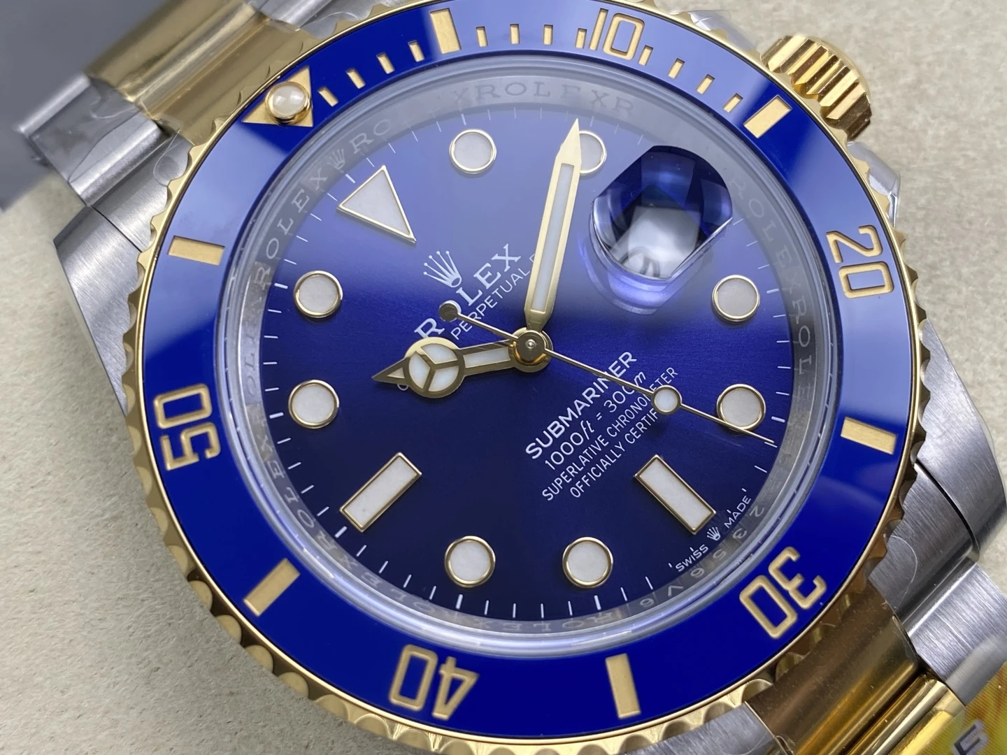 Rolex Submariner 126613 LN SS/YG Blue Ceramic 904L Steel ARF 1:1 Best Edition V2 175g 33 47c15aec2cdf02c AMO Watch