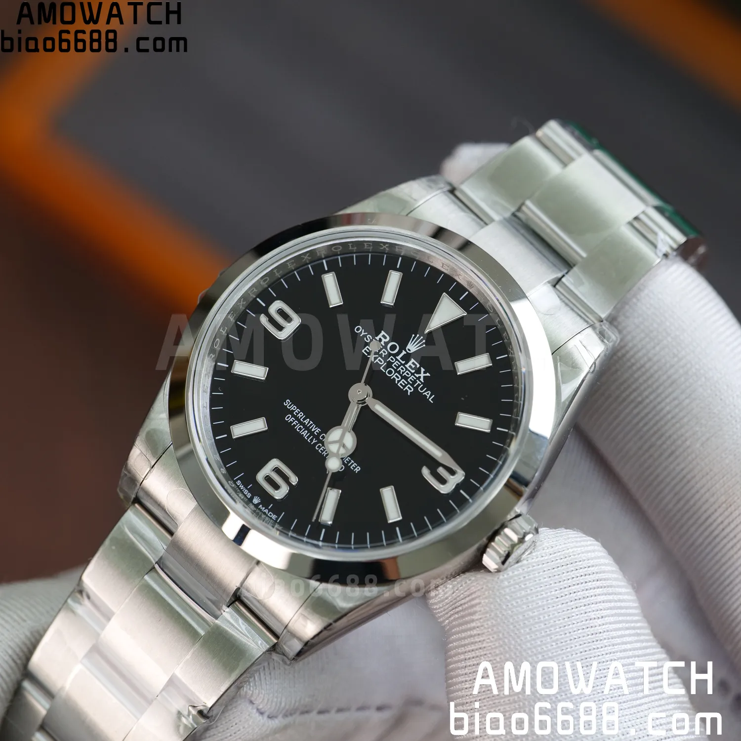Rolex Explorer 36 124270 904L Steel VSF 1:1 Best Edition on SS Bracelet VS3230 78 484e4906f28bef4 AMO Watch