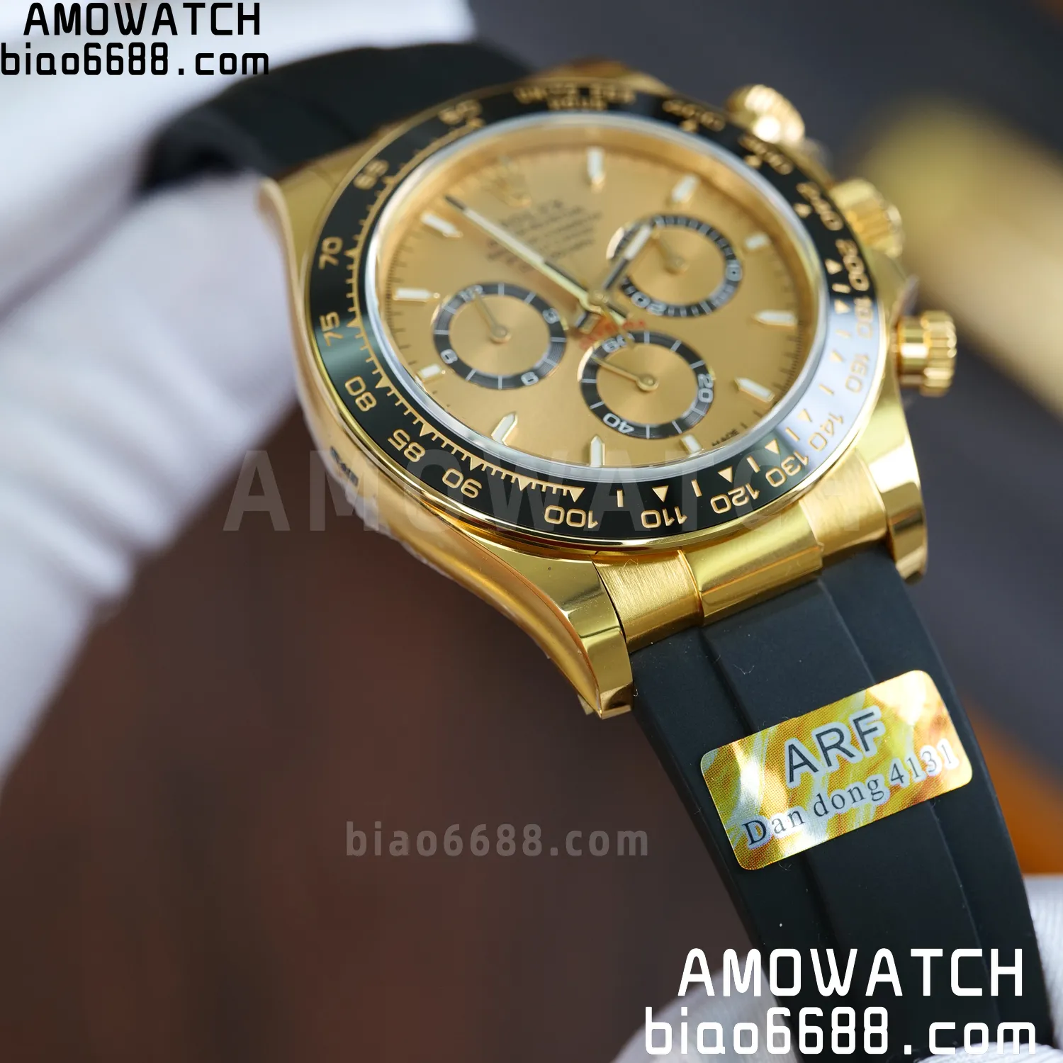 Rolex Daytona 126518 YG ARF 1:1 Best Edition YG Stick Dial on Oysterflex Strap DD4131 V2 (Weighted) 160g 68 4b731f040600a2c AMO Watch