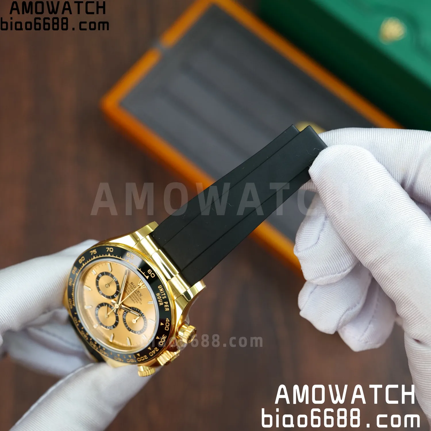 Rolex Daytona 126518 YG ARF 1:1 Best Edition YG Stick Dial on Oysterflex Strap DD4131 V2 (Weighted) 160g 62 4ca16455583b5c9 AMO Watch