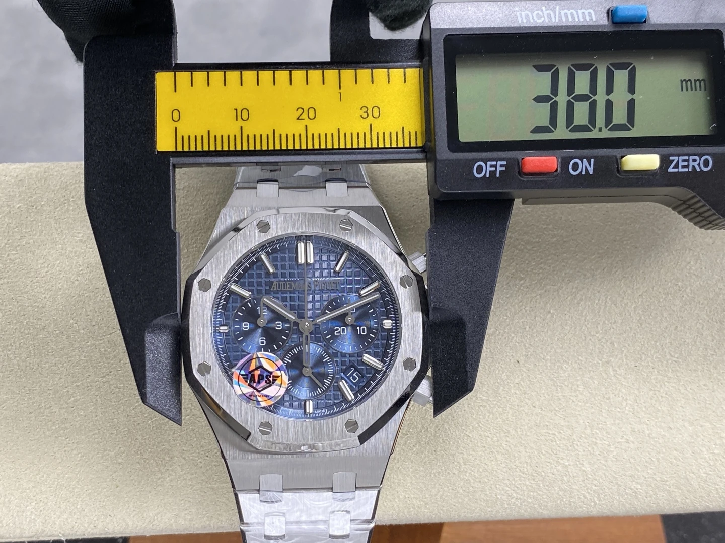 AP Royal Oak Chrono 26715 SS APSF 1:1 Best Edition Blue Dial on SS Bracelet A2385 42 4f6f343fb20c9f4 阿默表行AmoWatch