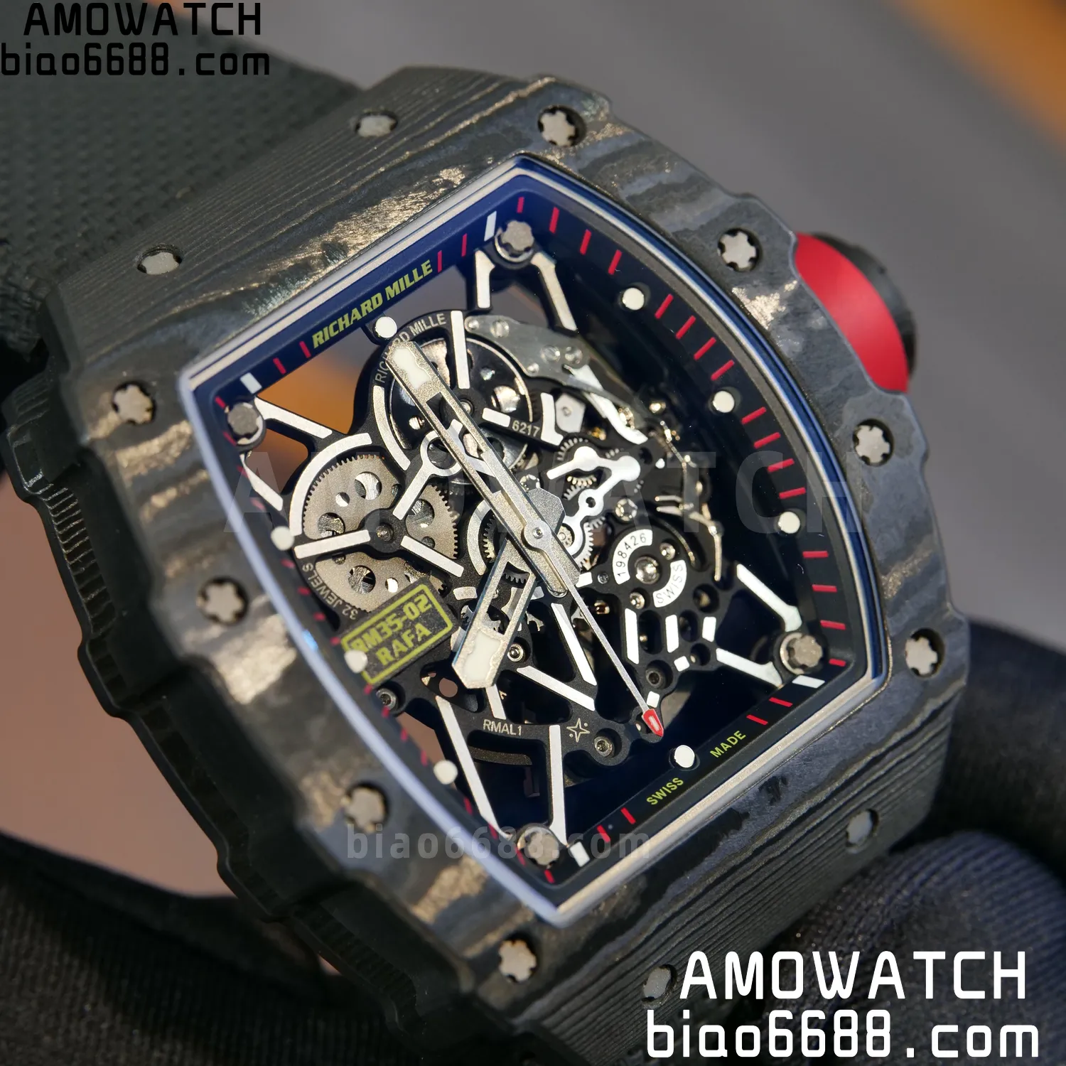 Custom Made RICHARD MILLE RM35-02 RM3502 NTPT APSF Free Sprung 97 51e36058391c6d3 AMO Watch