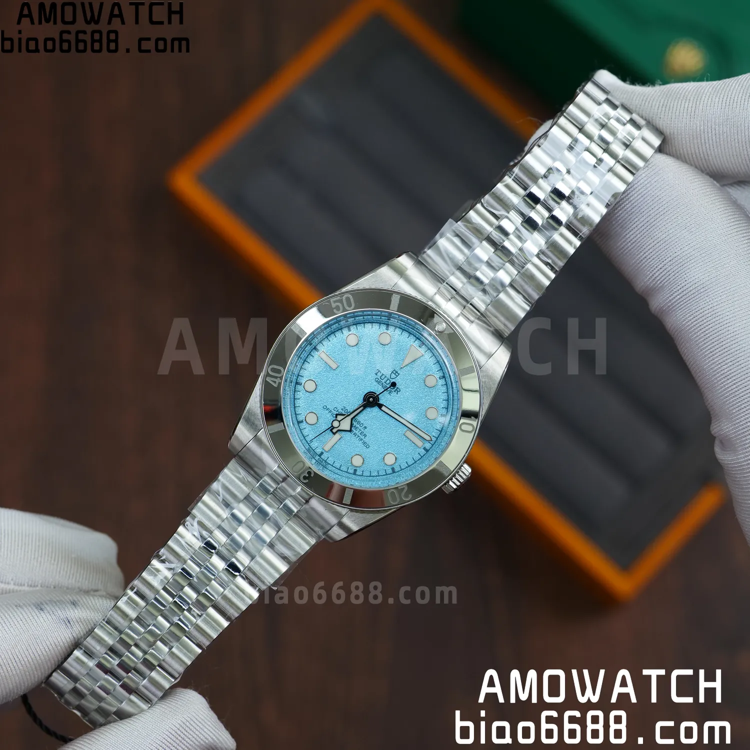 Heritage Black Bay 37mm SS ZF 1:1 Best Edition Tiffany Blue Dial on SS Bracelet A2824 58 530002f9c111d1a AMO Watch