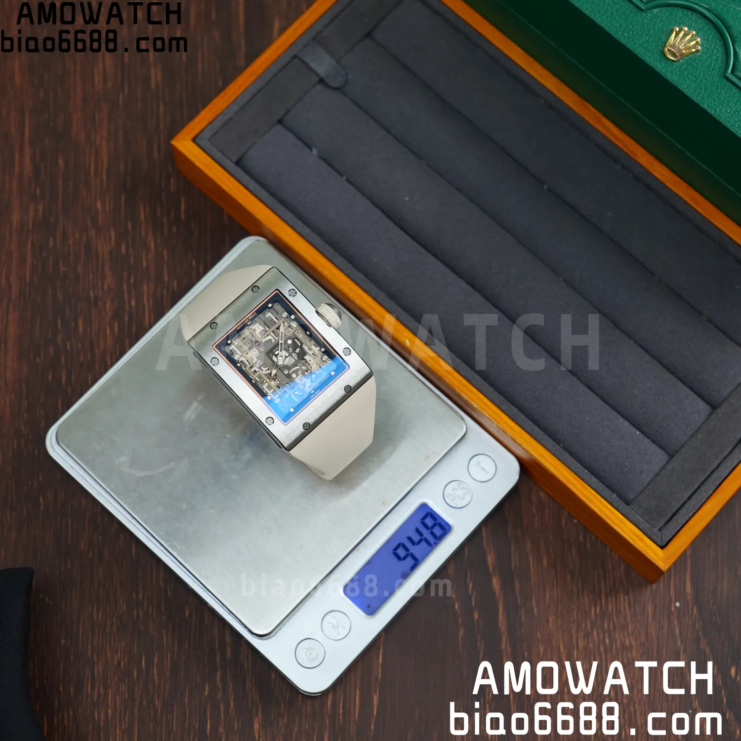 RICHARD MILLE Umi Maker's RM16-02 Titanium Skeleton Dial on Rubber strap CRMA9 Super Clone 93 54eca3586daa84f AMO Watch