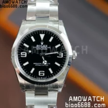 Rolex Explorer 36 124270 904L Steel VSF 1:1 Best Edition on SS Bracelet VS3230