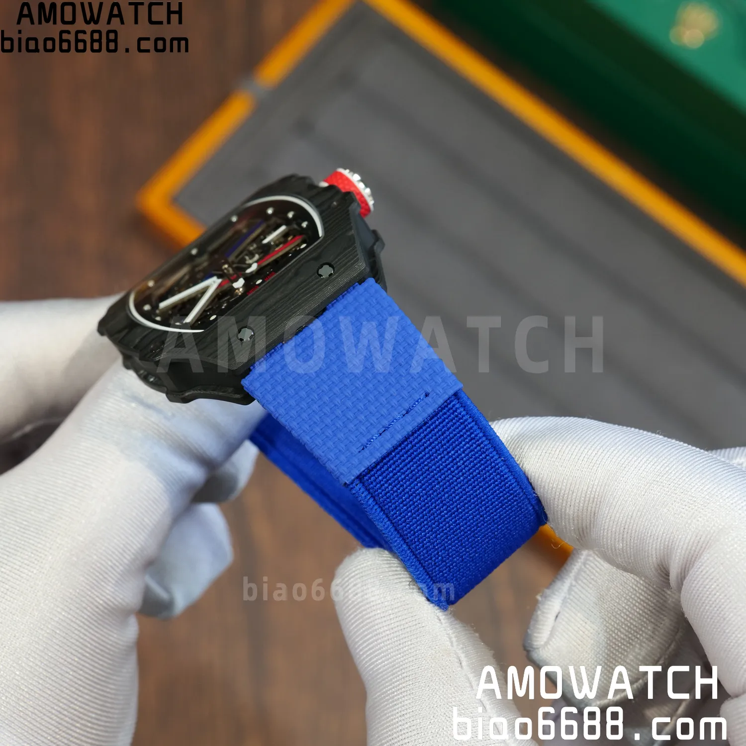 RICHARD MILLE RM67-02 Black NTPT Best Edition France Dial on Black Nylon strap CRMA7 Clone V9 76 569df679a154ce4 AMO Watch