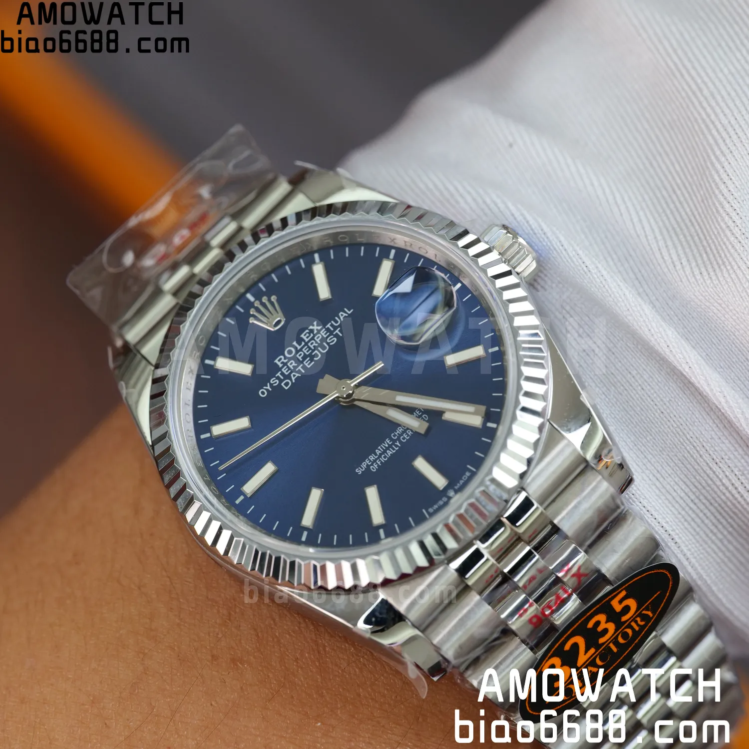 Rolex DateJust 36mm 126234 SSQF 1:1 Best Edition 904L Steel Blue Dial on Jubilee Bracelet DD3235(Gain Weight) 86 5702b8885078fdb AMO Watch