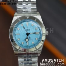 Heritage Black Bay 37mm SS ZF 1:1 Best Edition Tiffany Blue Dial on SS Bracelet A2824