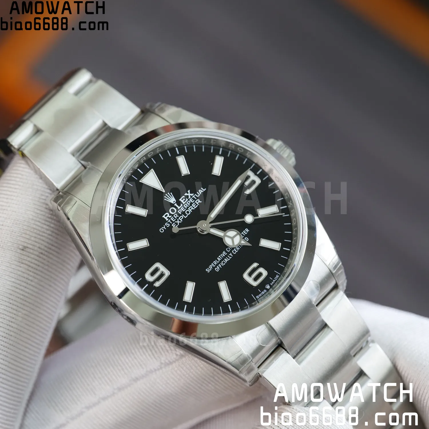 Rolex Explorer 36 124270 904L Steel VSF 1:1 Best Edition on SS Bracelet VS3230 77 58f6e6517fe1049 AMO Watch