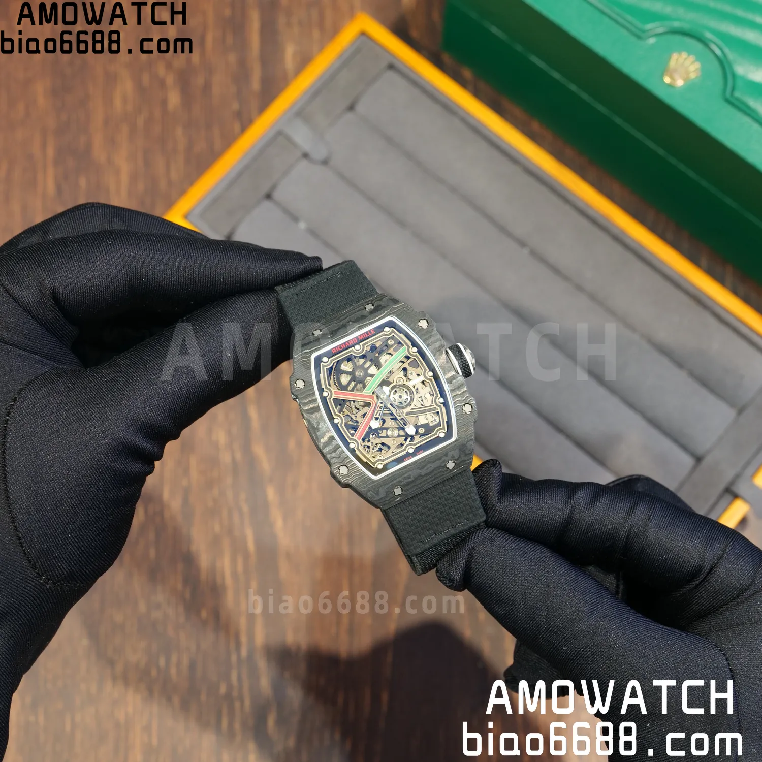 RICHARD MILLE RM67-02 Black NTPT AVF Best Edition UAE Dial on Black Nylon strap CRMA7 Clone 72 58f85c140a8c2d1 AMO Watch