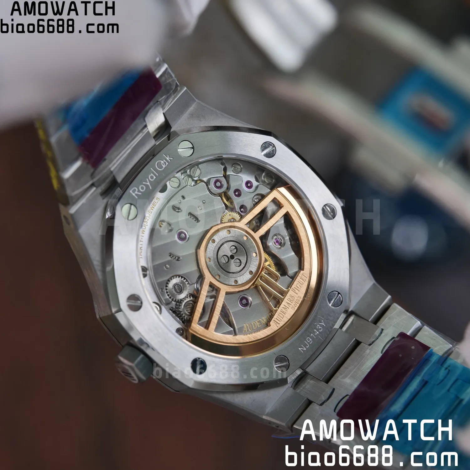 Custom Made AP Royal Oak 15510 SS TOP Factory (SW Factory Blue Dial、 DEEP Crystal) 82 5a6b8094d48e3d4 AMO Watch